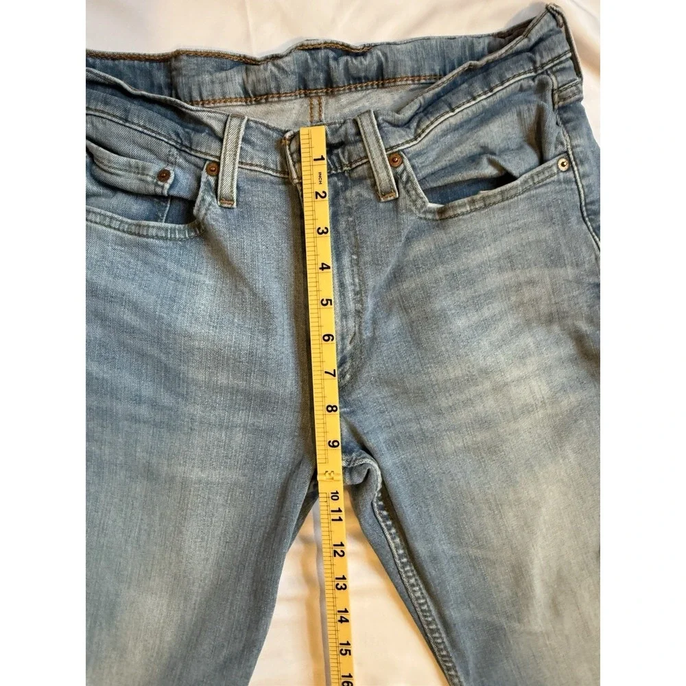 Levi's 514 Jeans Mens 32x30 (Measures 30x29) Light Wash Straight Fit Denim